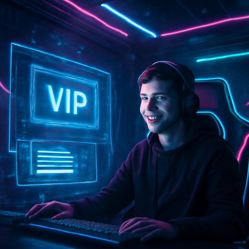 olx 23 vip card on dark screen